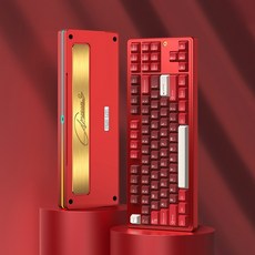[국내정품] PMO Aurora80 기계식 키보드 오로라80 풀 알루미늄 키보드, 레드/PVD/FR4/Kailh 월신축, AURORA80 Pro (상옵)