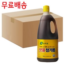 오뚜기 더 고소한 옛골 참기름1.5kg X6병 대용량참기름 업소용참기름, 6개, 1.5L