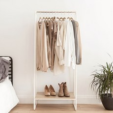 IRIS OHYAMA 愛麗思歐雅瑪 優質現代層板吊衣架 PI-B1, 白色的