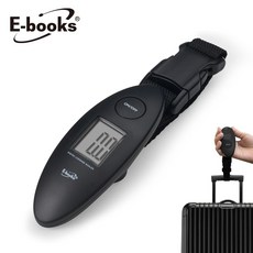 E-books L3 電子數位手持行李秤-附電池 #出國必備 #機場, 1個, Black