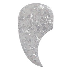 어쿠스틱 포크 기타 픽가드 셀프 접착식 긁힘 방지 스티커 기타 쉘 가드 플레이트 기타 픽 가드 스티커 1개, White pearl