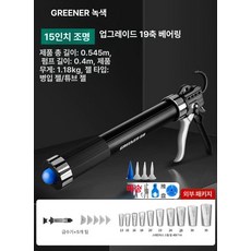 DOOIT 자동 접착제 실란트건 인테리어 전문가용 건 무선, 19축 15인치 미끄럼 방지 유리 실리콘 D, 1개