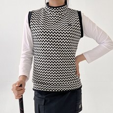 와우캠프 여성골프조끼 바람막이 신축성 베스트 빅사이즈 여성골프웨어