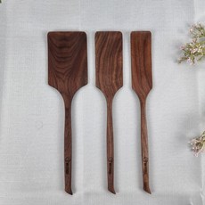 우드리아 원목 뒤집개 3종 세트, 월넛뒤집개3종, 1개