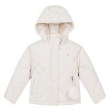 [국내매장판] 베네통키즈 빅다이아 덕다운 패딩 점퍼 베이지