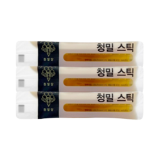 청밀당 꿀 스틱 가성비 벌크 세트 베트남 자연 벌꿀 100% 야생화 100개입, 10g, 100개