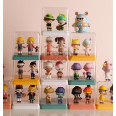 앤서룸 피규어 진열케이스 정리함 보관케이스, 화이트, 1개