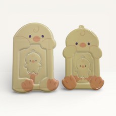 아워모티프 애니멀 포카홀더+홀더북 1세트, 20매, 병아리
