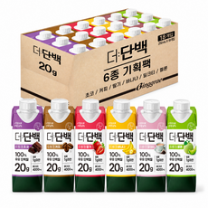 빙그레 더단백 혼합 단백질 음료 초코 커피 딸기 바나나 밀크티 멜론 각3개, 250ml