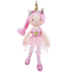 June Garden 40.6cm(16인치) 발레리나 프린세스 폴리나 - 부드러운 봉제 인형 - 핑크 의상 - 유아 여아용 선물, 레귤러 아냐