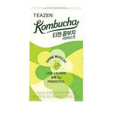 티젠 티젠 콤부차 샤인머스캣 (보틀 포함), 5g, 5개, 10개입