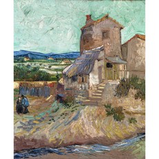 La maison de La Crau (The Old Mill) 아트포스터 감성선물 고흐, 그림만(매트지), 21x25.36