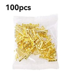 도킹 터미널 U형 탭 453 전기 케이블 커넥터 이중 30/50/ 00/200pcs, 100개, U형 탭 453 커넥터 100개