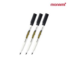 모나미 네임펜 F 혼합 3종 세트, 검정, 1세트