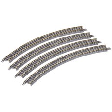 TOMIX N 게이지 커브 레일 C243-45 F 4개 세트 1855 철도 모형 용품, 1개