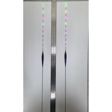 주한피싱 양어장 9점등 전자찌 고감도 민물낚시 전자찌 야간낚시, 1개, 남색 (4.2g)