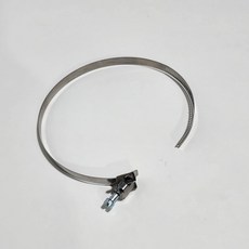 스텐밴드 고강도 스텐 밴드 클램프 직경75~300덕트 호스 자바라 환풍기 송풍기 부속 SUS 304 반도, 1개