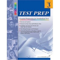 [원서] 페이퍼백 도서 시험 대비 3학년 (스펙트럼) paperback Book Test Prep Grade 3 (Spectrum)