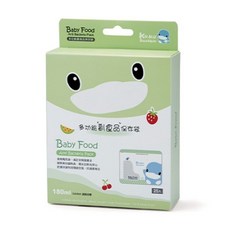 KUKU酷咕鴨 多功能副食品保存袋180ml 25入, 1個