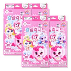 캐치티니핑 열냉각시트 영유아용, 4개, 6매입