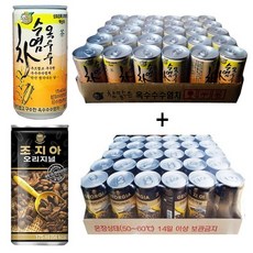 참맑은 옥수수수염차 175ml(30캔) + 조지아 175ml(30캔) 60캔, 175ml