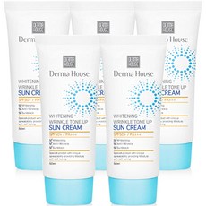 더마하우스 미백 링클 톤업 썬크림50mlx5개 / 3중기능성 SPF50+PA+++, 5개, 50ml