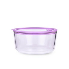 엣지바이브 내열유리 에어홀 반찬통 브리드 밀폐용기(대), 대(1650ml), 1개