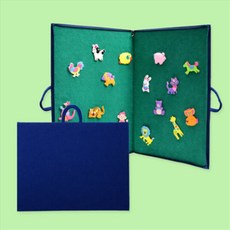 위니 어린이집 벨크로 융판 보드 접착융보드 컬러부직포보드판 융칠판 펠트보드판