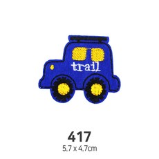와펜 DIY 자수 패치 와펜모음 열부착식와펜, 4개, 와펜 패치 417번