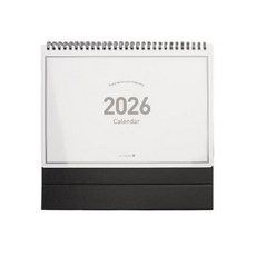 모닝 스탠딩 캘린더 2026 중(210 x 177 x 80 mm), 화이트, 1개