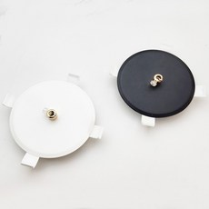 에이티라이팅 매입 후렌치 펜던트용 화이트 블랙 심플 디자인, 매입 후렌치 (화이트), 1개