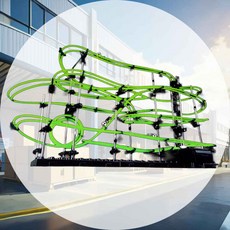 구슬레일 레벨3 야광 한글설명서 어린이교육 창의력놀이 놀이완구 조립완구 행사용교재 과학학습놀이