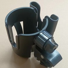 通用自行嬰兒車杯架兒童推車遛娃神器二合一奶瓶飲料杯託手機支架, 1個, 黑色:如圖