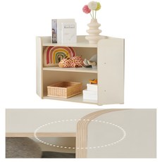 아기코너책장 800 전면책장2단 교구장 코너 용품 diy