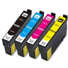 훼이머스신곡점 엡손 T03D/T03C 호환잉크 WF2861 T03D170 T03C270 T03C370 T03C470 (세트판매), 검정+파랑+빨강+노랑 (1세트), 1개