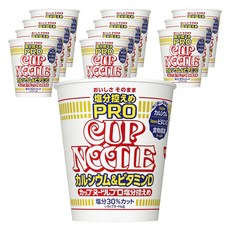 NISSIN 日清 Pro低鹽杯麵 73g, 12入