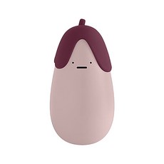 MUID覓逗 茄子暖手寶HW05 雙面恆溫發熱 可愛造型 USB充電 便攜暖手器, 紫色