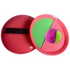 黏靶球/黏巴球 拋接玩具組, 粉綠, 1組