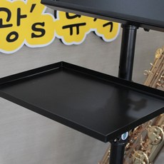 엘프 반주기 스탠드 보조판 개별구매 거치대 받침대 악세사리 (다리스탠드 미포함), 검정, 1개