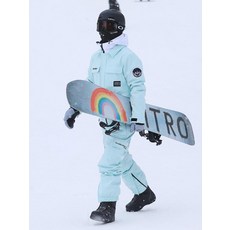 보드복 상하세트 남여공용 커플 자켓 팬츠 세트 레저용