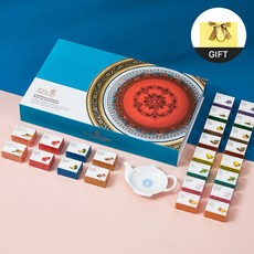 로얄오차드 그랜드24 프리미엄 차(티백) 선물세트 (3년연속 세계미각대회 수상), 24티백 + 티트레이 + 골드리본끈 + 쇼핑백, 1개