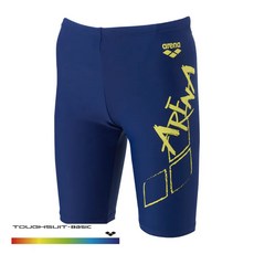 arena LOGO 男孩五分泳褲 TSM5037MJ，舒適快乾，展現活力，適合游泳及海邊玩耍