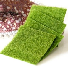 잔디 30CM 정사각형 DIY 만들기 재료 소품 미니어처 피규어, 1개