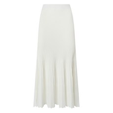 핀코 pleated logo midi skirt