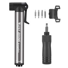 시그니처베이지 자전거 휴대용 펌프 공기주입기 YPZ155, 1개