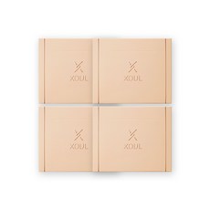 XOUL 化妝棉 4入, 80入, 4盒