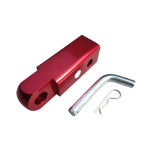 샤클 히치 암 리시버 견인 트레일러 후크 바 2 개의 구멍이 있는 행 조정 18000 Lbs, 02 red_01 CHINA