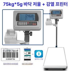 산업용 고정밀 전자 대형, 기본 모델명/품번, 계수용 바닥 75kgx5g+프린터, 1kg