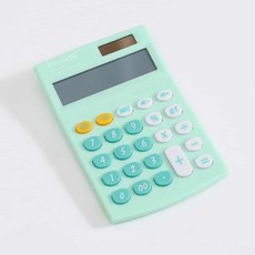 일반 계산기 12자리 예쁜 녹색 36335PC 1(EA)