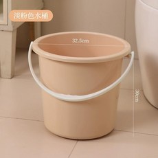 無品牌 加厚塑料水桶臉盆 耐用大號家用儲水桶, 學生套 淡粉色19L 水桶  加厚材質, 1個